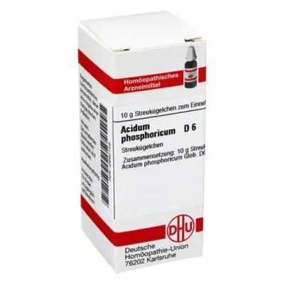 ACIDUM PHOSPHORICUM D 6 lodītes, 10 g