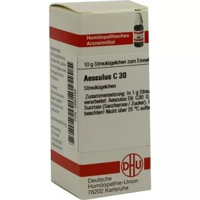 AESCULUS C 30 bumbiņas, 10 g