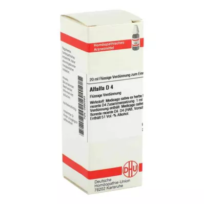 ALFALFA D 4 atšķaidījums, 20 ml ALFALFA D 4 atšķaidījums, 20 ml