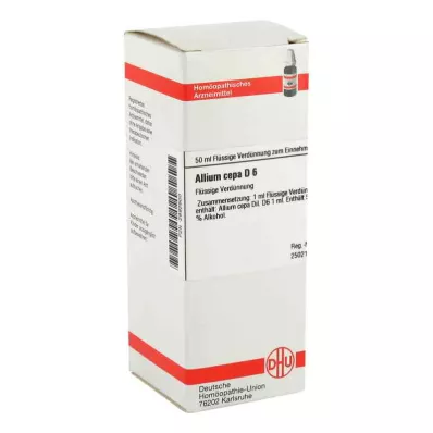 ALLIUM CEPA D 6 atšķaidījums, 50 ml ALLIUM CEPA D 6 atšķaidījums, 50 ml