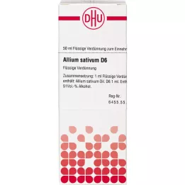 ALLIUM SATIVUM D 6 atšķaidījums, 50 ml