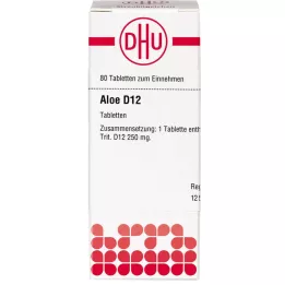 ALOE D 12 tabletes, 80 kapsulas