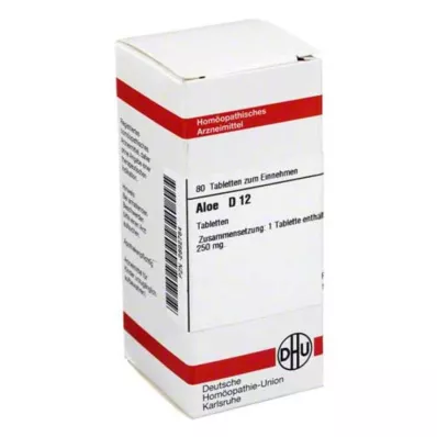 ALOE D 12 tabletes, 80 kapsulas