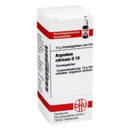 ARGENTUM NITRICUM D 10 globules, 10 g