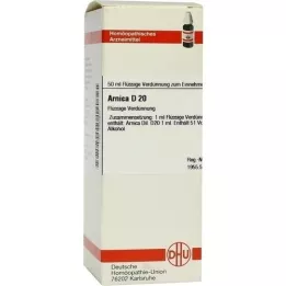 ARNICA D 20 atšķaidījums, 50 ml