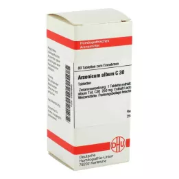 ARSENICUM ALBUM C 30 tabletes, 80 kapsulas
