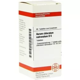 AURUM CHLORATUM NATRONATUM D 6 tabletes, 80 kapsulas