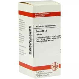 BORAX D 12 tabletes, 80 kapsulas