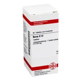 BORAX D 12 tabletes, 80 kapsulas