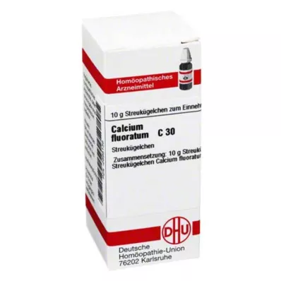 CALCIUM FLUORATUM C 30 bumbiņas, 10 g