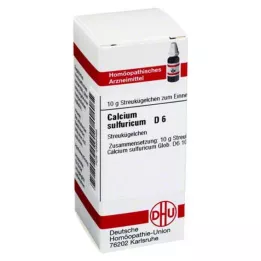 CALCIUM SULFURICUM D 6 lodītes, 10 g