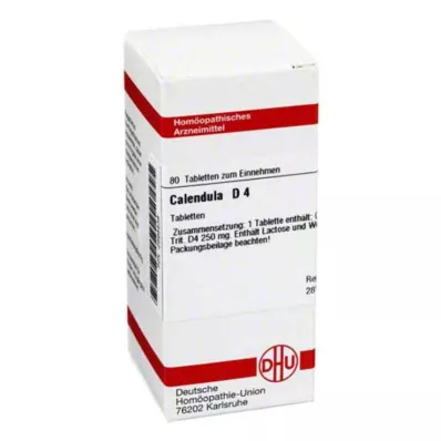 CALENDULA D 4 tabletes, 80 kapsulas CALENDULA D 4 tabletes, 80 kapsulas