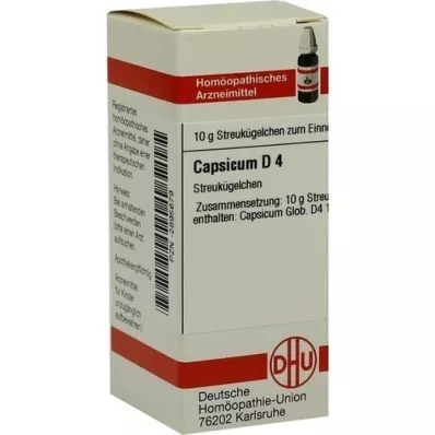 CAPSICUM D 4 globules, 10 g