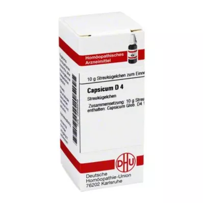 CAPSICUM D 4 globules, 10 g