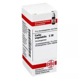 CARBO VEGETABILIS C 30 bumbiņas, 10 g