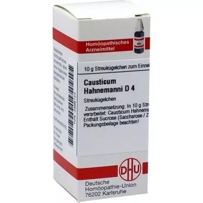 CAUSTICUM HAHNEMANNI D 4 globules, 10 g