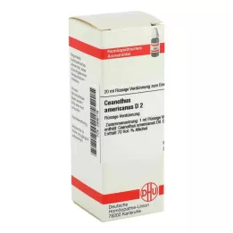 CEANOTHUS AMERICANUS D 2 atšķaidījums, 20 ml