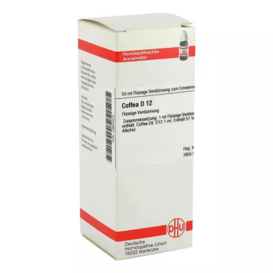 COFFEA D 12 atšķaidījums, 50 ml COFFEA D 12 atšķaidījums, 50 ml