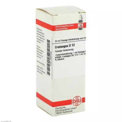 CRATAEGUS D 12 atšķaidījums, 20 ml