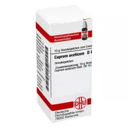 CUPRUM ACETICUM D 6 lodītes, 10 g