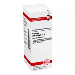 CUPRUM METALLICUM D 6 atšķaidījums, 20 ml