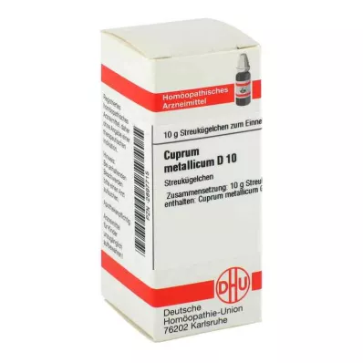 CUPRUM METALLICUM D 10 globules, 10 g CUPRUM METALLICUM D 10 globules, 10 g