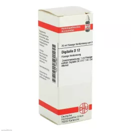 DIGITALIS D 12 atšķaidījums, 20 ml