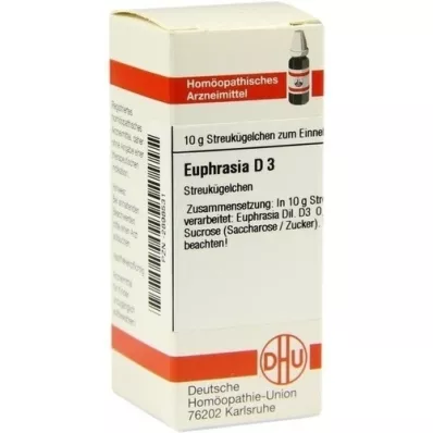 EUPHRASIA D 3 globules, 10 g