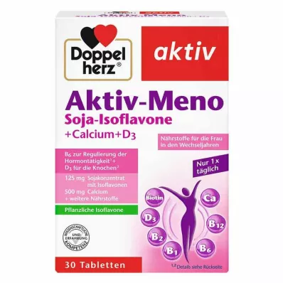 DOPPELHERZ Active Meno tabletes, 30 gab
