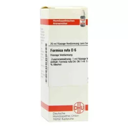 FORMICA RUFA D 6 atšķaidījums, 20 ml