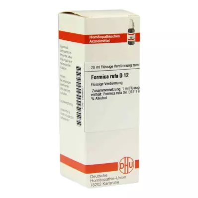 FORMICA RUFA D 12 atšķaidījums, 20 ml