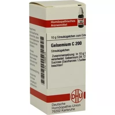 GELSEMIUM C 200 bumbiņas, 10 g