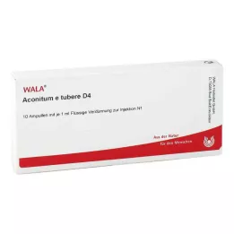 ACONITUM E tubere D 4 ampulas, 10X1 ml