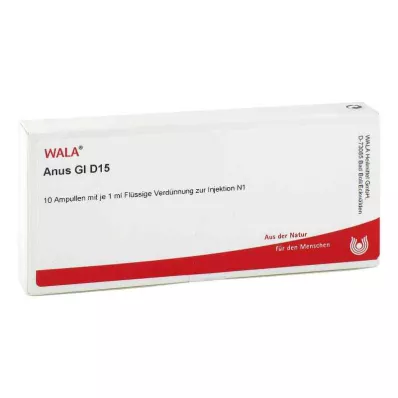 ANUS GL D 15 ampulas, 10X1 ml ANUS GL D 15 ampulas, 10X1 ml