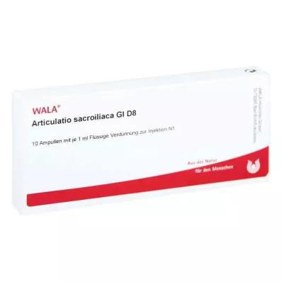 ARTICULATIO sacroiliaca GL D 8 ampulas, 10X1 ml