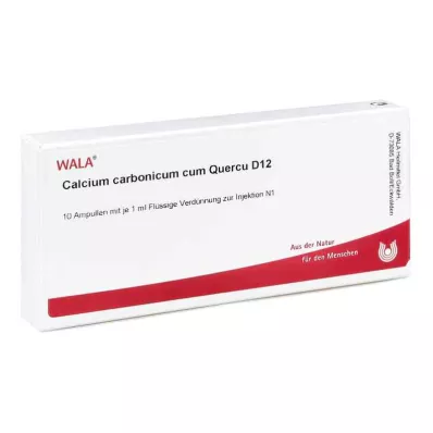 CALCIUM CARBONICUM CUM quercus D 12 ampulas, 10X1 ml CALCIUM CARBONICUM CUM quercus D 12 ampulas, 10X1 ml
