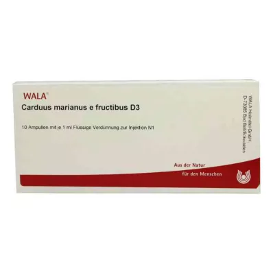 CARDUUS MARIANUS E fructibus D 3 ampulas, 10X1 ml