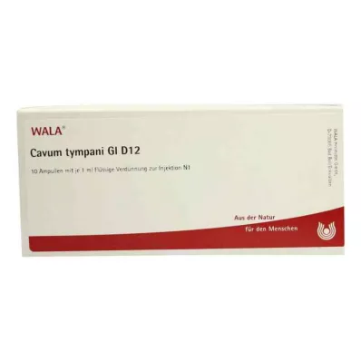 CAVUM tympani GL D 12 ampulas, 10X1 ml CAVUM tympani GL D 12 ampulas, 10X1 ml
