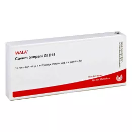 CAVUM tympani GL D 15 ampulas, 10X1 ml