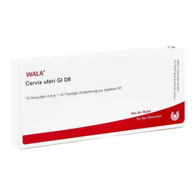 CERVIX dzemdes GL D 8 ampulas, 10X1 ml