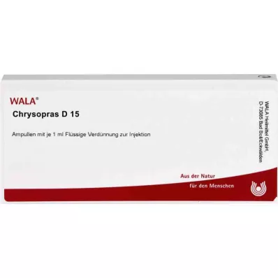 CHRYSOPRAS D 15 ampulas, 10X1 ml