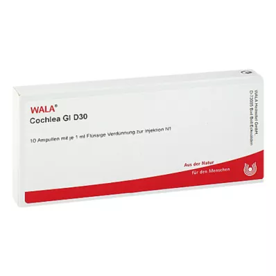 COCHLEA GL D 30 ampulas, 10X1 ml