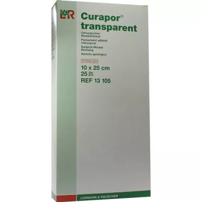 CURAPOR Sterila caurspīdīga brūču pārsējs 10x25 cm, 25 gab CURAPOR Sterila caurspīdīga brūču pārsējs 10x25 cm, 25 gab