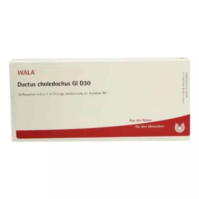 DUCTUS CHOLEDOCHUS GL D 30 ampulas, 10X1 ml