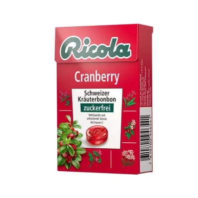 RICOLA o.Z.Box dzērveņu konfektes, 50 g RICOLA o.Z.Box dzērveņu konfektes, 50 g