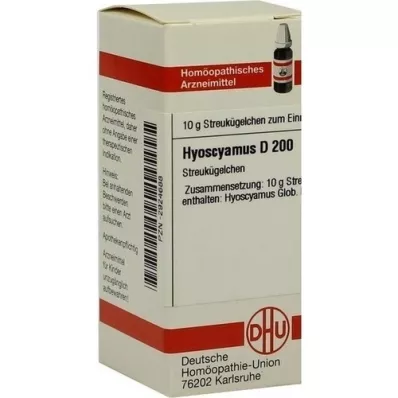 HYOSCYAMUS D 200 bumbiņas, 10 g