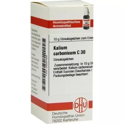 KALIUM CARBONICUM C 30 bumbiņas, 10 g