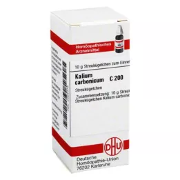 KALIUM CARBONICUM C 200 bumbiņas, 10 g