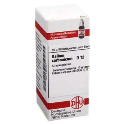 KALIUM CARBONICUM D 12 bumbiņas, 10 g KALIUM CARBONICUM D 12 bumbiņas, 10 g