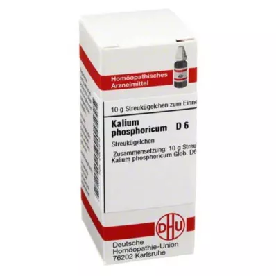 KALIUM PHOSPHORICUM D 6 lodītes, 10 g